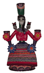 Day of the Dead candelabra