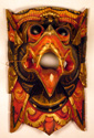 wood mask, Indonesia