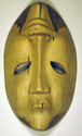 Indonesia mask from carved parasite wood
