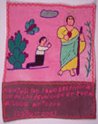 embroidered ex-voto milagro