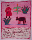 embroidered ex-voto milagro